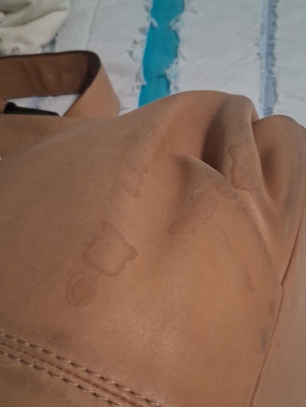 Coach Tan Leather Crossbody Shoulder Bag Authentic.  See All Pics . As Is - Picture 10 of 16